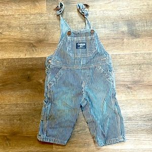 OshKosh Pinstripe overalls baby 6 months